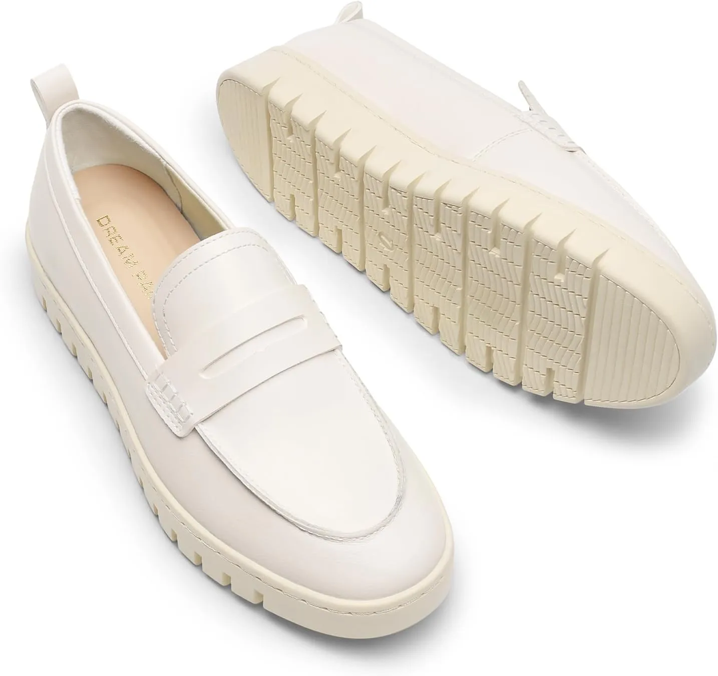 DREAM PAIRS Loafers for Women Casual Comfortable Slip On Business Work Loafer Shoes with Arch Support