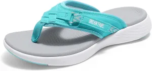 DREAM PAIRS Women's Arch Support Flip Flops Comfortable Thong Sandals