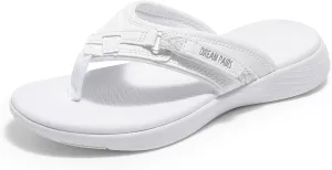 DREAM PAIRS Women's Arch Support Flip Flops Comfortable Thong Sandals