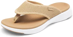 DREAM PAIRS Women's Arch Support Soft Cushion Flip Flops Thong Sandals