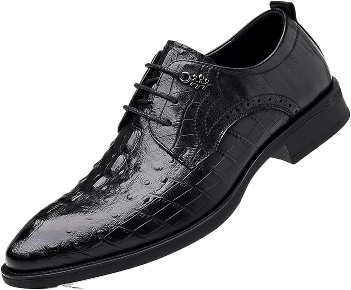 Dress Shoes for Men Golden Sapling Men's Casual Business Brogue Loafers Classic Office Flats Retro Footwear