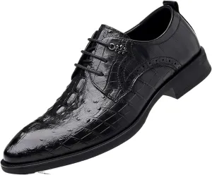Dress Shoes for Men Golden Sapling Men's Casual Business Brogue Loafers Classic Office Flats Retro Footwear