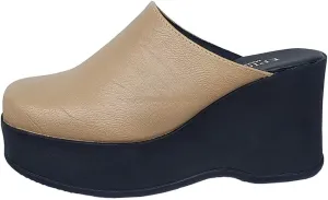 epdavin Women's Closed Toe Platform High Heel Slip On Backless Clogs Slides Mules Shoes