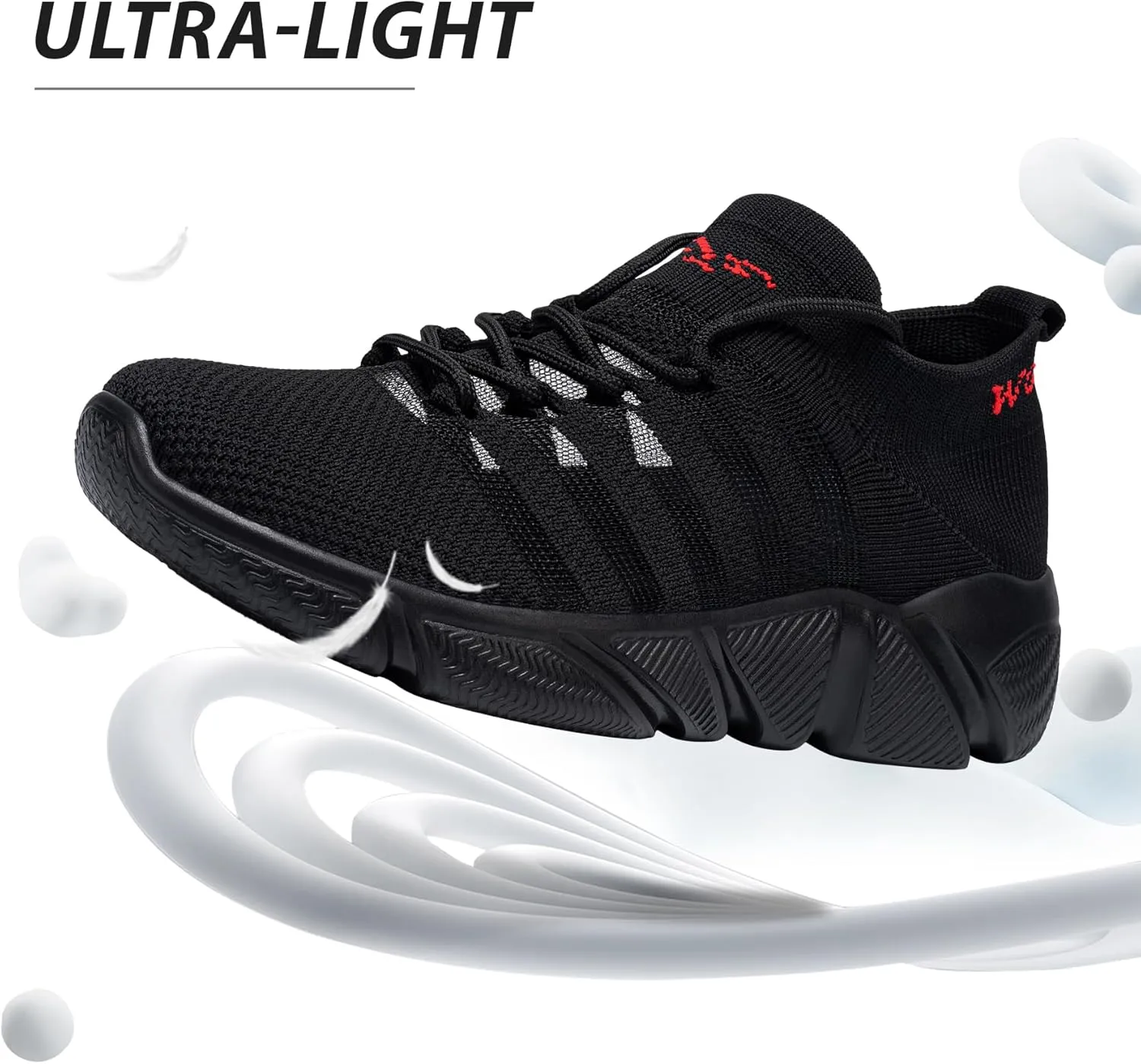 FLOWING PLUME Waterproof Shoes for Men Women Lightweight Tennis Sneaker Slip-Resistant Walking Running Shoes