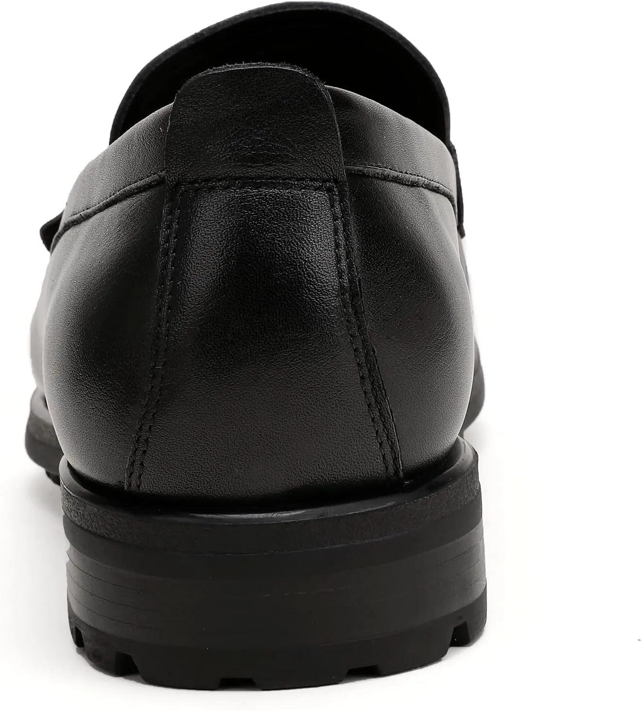 Formal Dress Shoes for Men, Premium Buckle Moc-Toe Business Shoes Casual Slip-on Penny Loafer