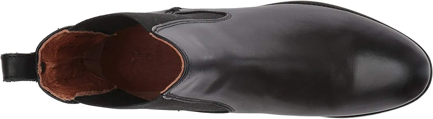 Frye Melissa Chelsea Boots for Women - Rugged and Comfortable Leather Lined Slip On Classics with Leather Outsole and Antique Metal Hardware