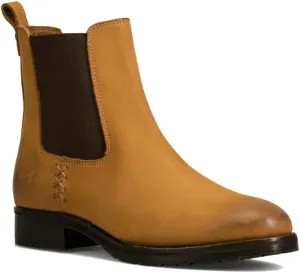 Frye Melissa Chelsea Boots for Women - Rugged and Comfortable Leather Lined Slip On Classics with Leather Outsole and Antique Metal Hardware
