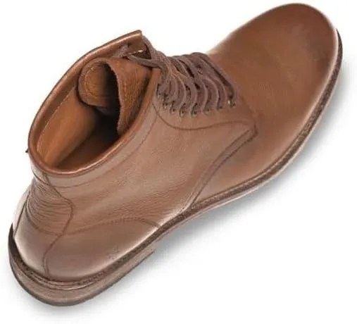 Frye Tyler Lace Up Boots for Men Crafted from Soft Vintage Leather with Blake Construction, Burnished Toe and Heel, and Rubber Inserts on Leather Soles – 5 ¾” Shaft Height