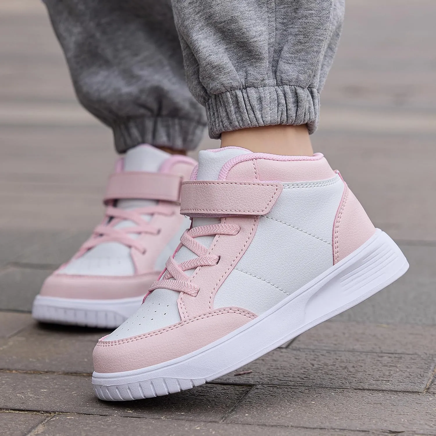 Girls Shoes Boys High Top Sneakers Lightweight Casual Unisex Outdoor Running Shoes