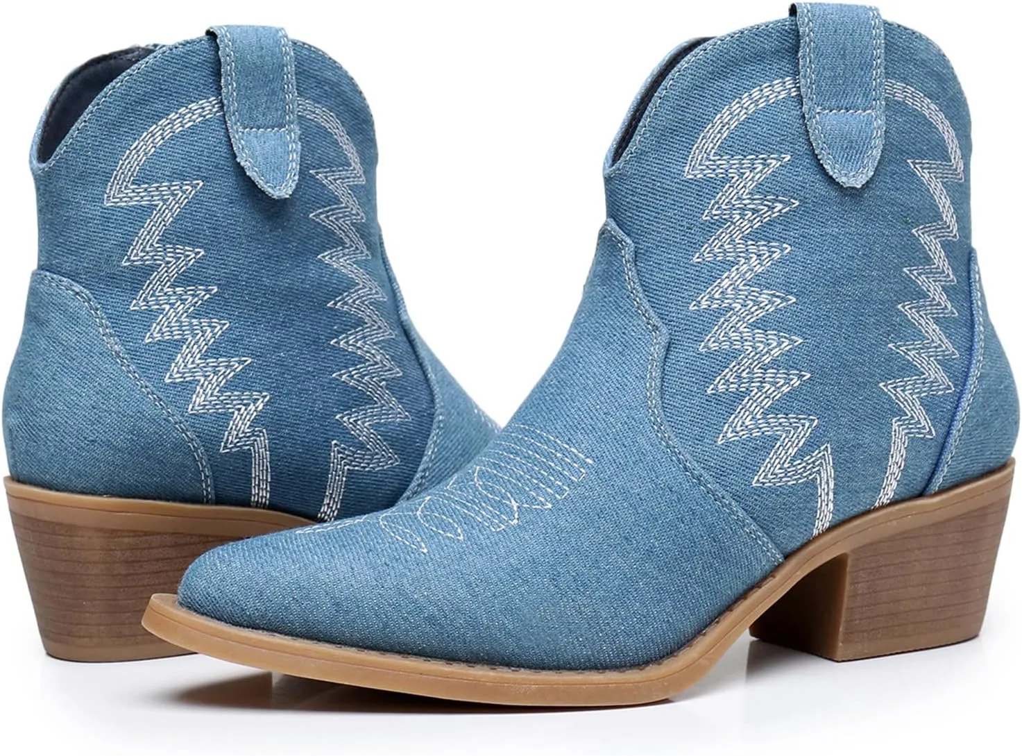 GLOBALWIN Women's Western Boots Ankle Cowboy Boots For Women