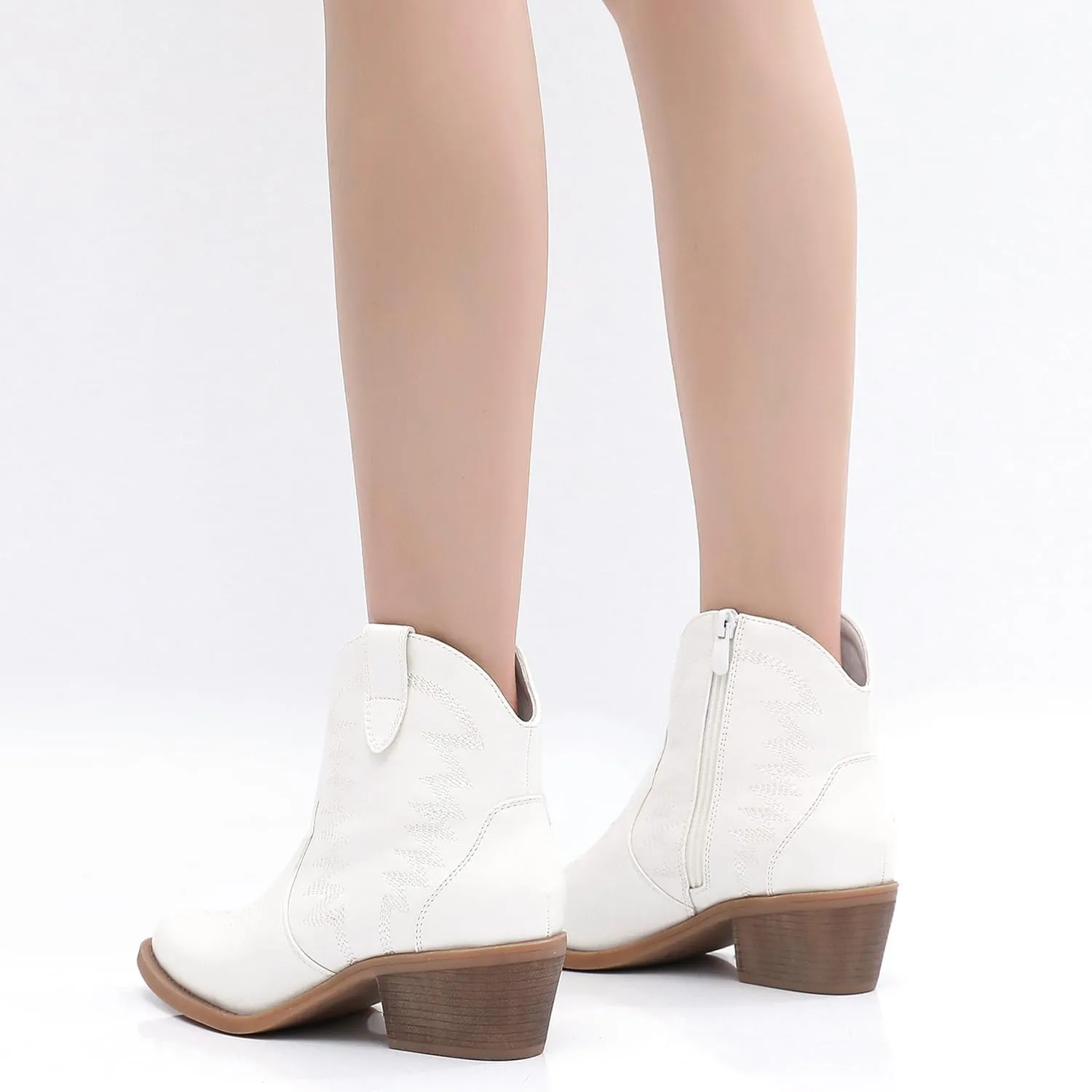 GLOBALWIN Women's Western Boots Ankle Cowboy Boots For Women