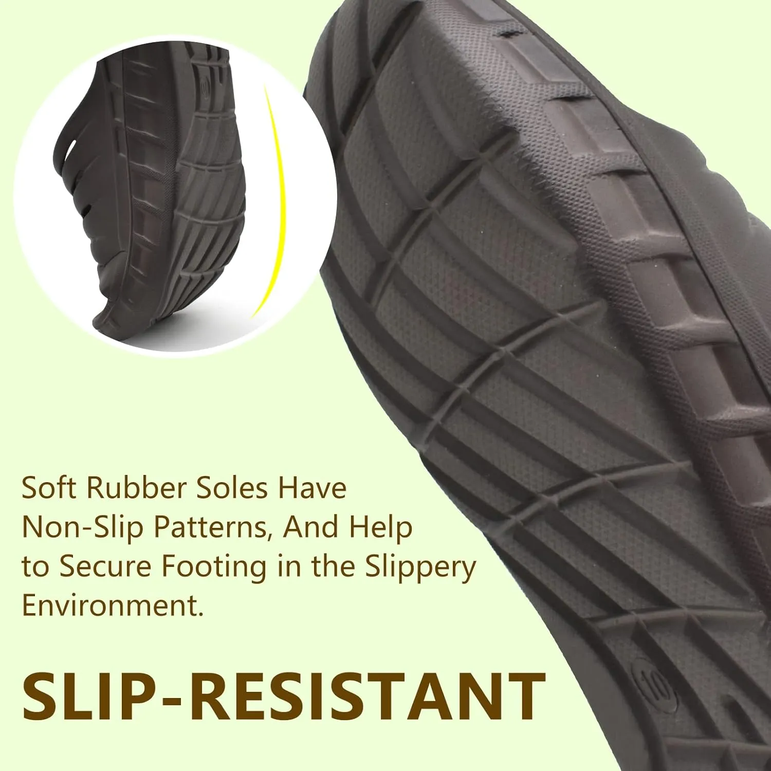 GPOS Mens Sport Recovery Sandals Plantar Fasciitis Thick Cushion Slides Sandals Lightweight Comfort Orthotic Slippers