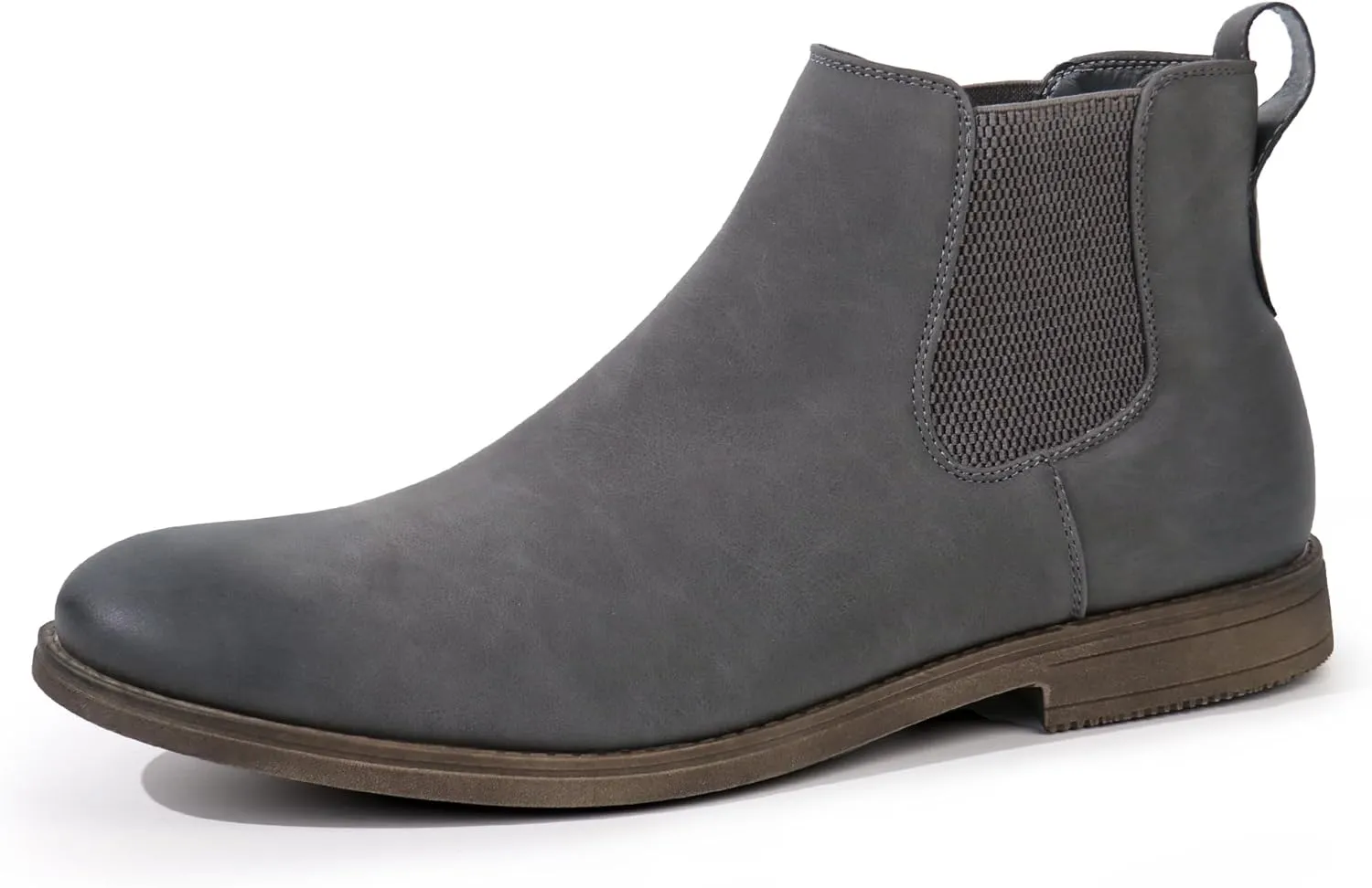 Hawkwell Men's Plus Size Chelsea Boots Classic Casual Dress Ankle Boots in Regular and Plus Sizes