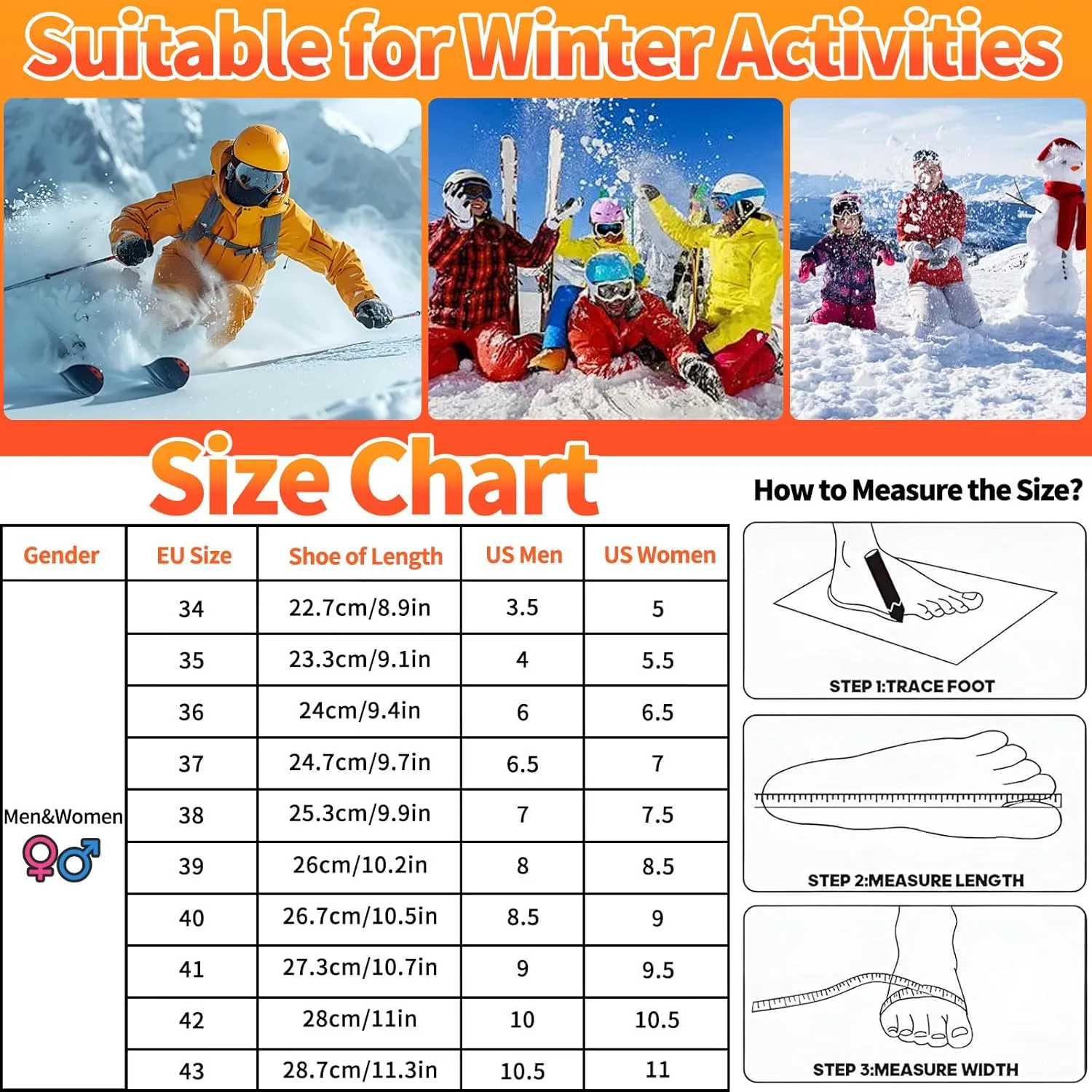 Heated Sneakers for Women Men - Rechargeable Electric Heated Shoes with 3 Heating Levels, Waterproof Upper, Non-Slip Rubber Sole, Winter Warmth Footwear for Hiking Outdoor Activities