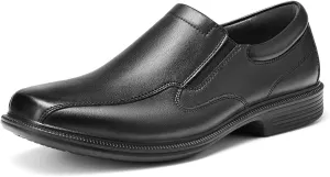 HEEZ Mens Loafers, Split Leather Oxford Dress Shoes for Men, Formal Casual Business Shoes
