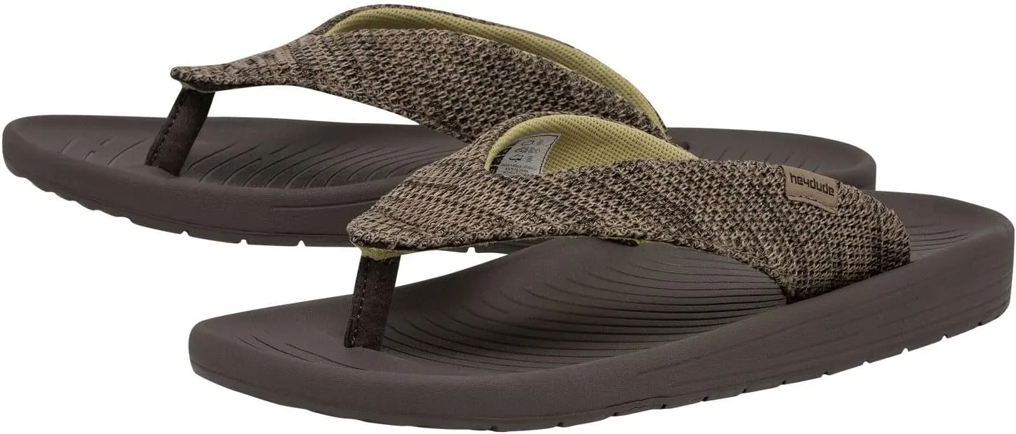 Hey Dude Men's Milo Multi Colors | Men’s Footwear | Men’s Slip On Sandals | Comfortable & Light-Weight