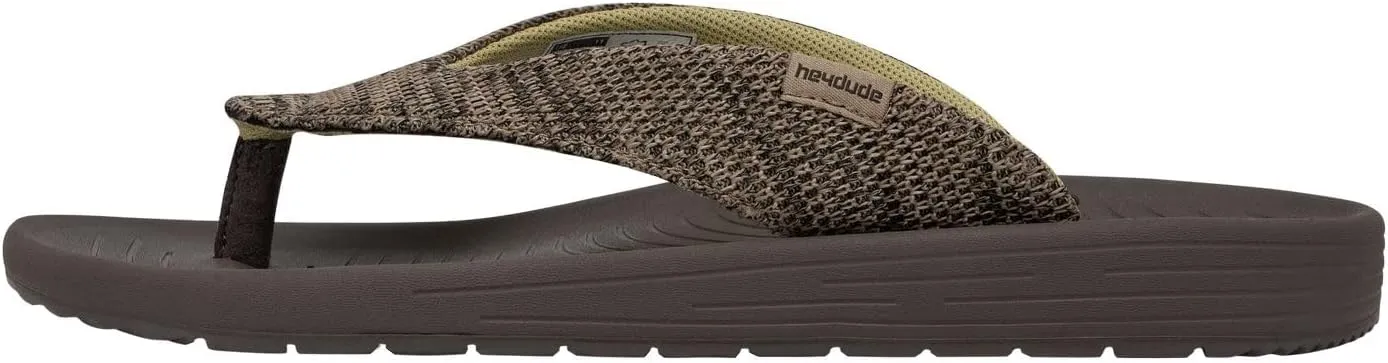 Hey Dude Men's Milo Multi Colors | Men’s Footwear | Men’s Slip On Sandals | Comfortable & Light-Weight