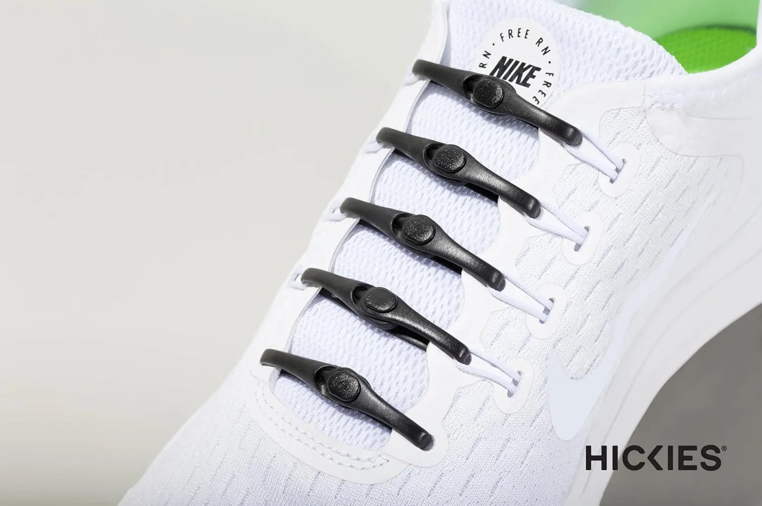 HICKIES No Tie Shoelaces – Elastic, Waterproof, Unisex Shoelaces for Adults, One Size Fits All for Sneakers & Running Shoes