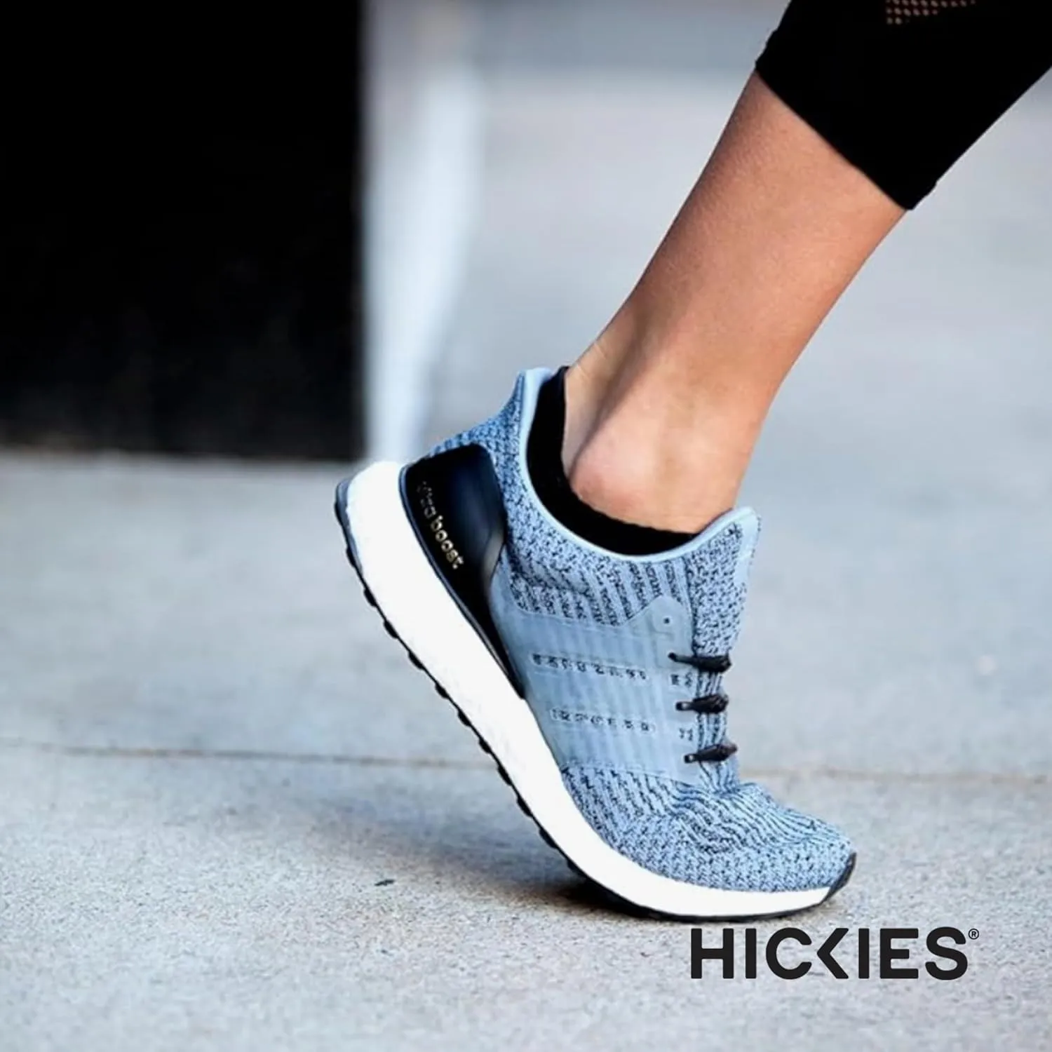 HICKIES No Tie Shoelaces – Elastic, Waterproof, Unisex Shoelaces for Adults, One Size Fits All for Sneakers & Running Shoes