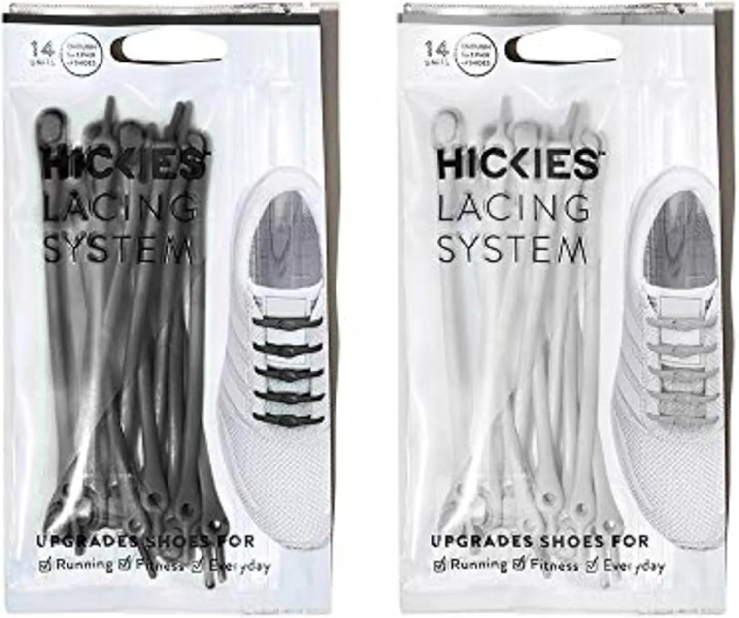 HICKIES No Tie Shoelaces – Elastic, Waterproof, Unisex Shoelaces for Adults, One Size Fits All for Sneakers & Running Shoes