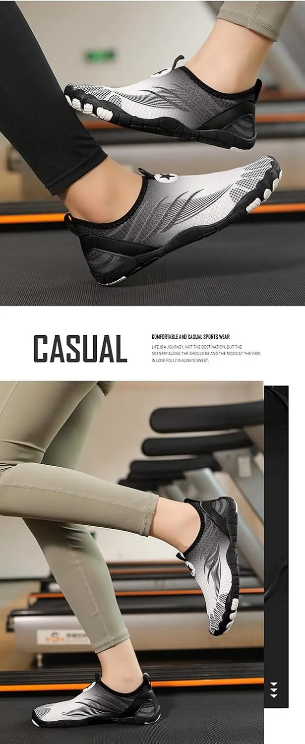 Hike Barefoot Shoes for Women Men Quick Dry Wide Toe Shoe Breathable Athletic Footwear Water Shoes Pattern Pro Minimalist Sneakers for Hiking Beach Walking Swim