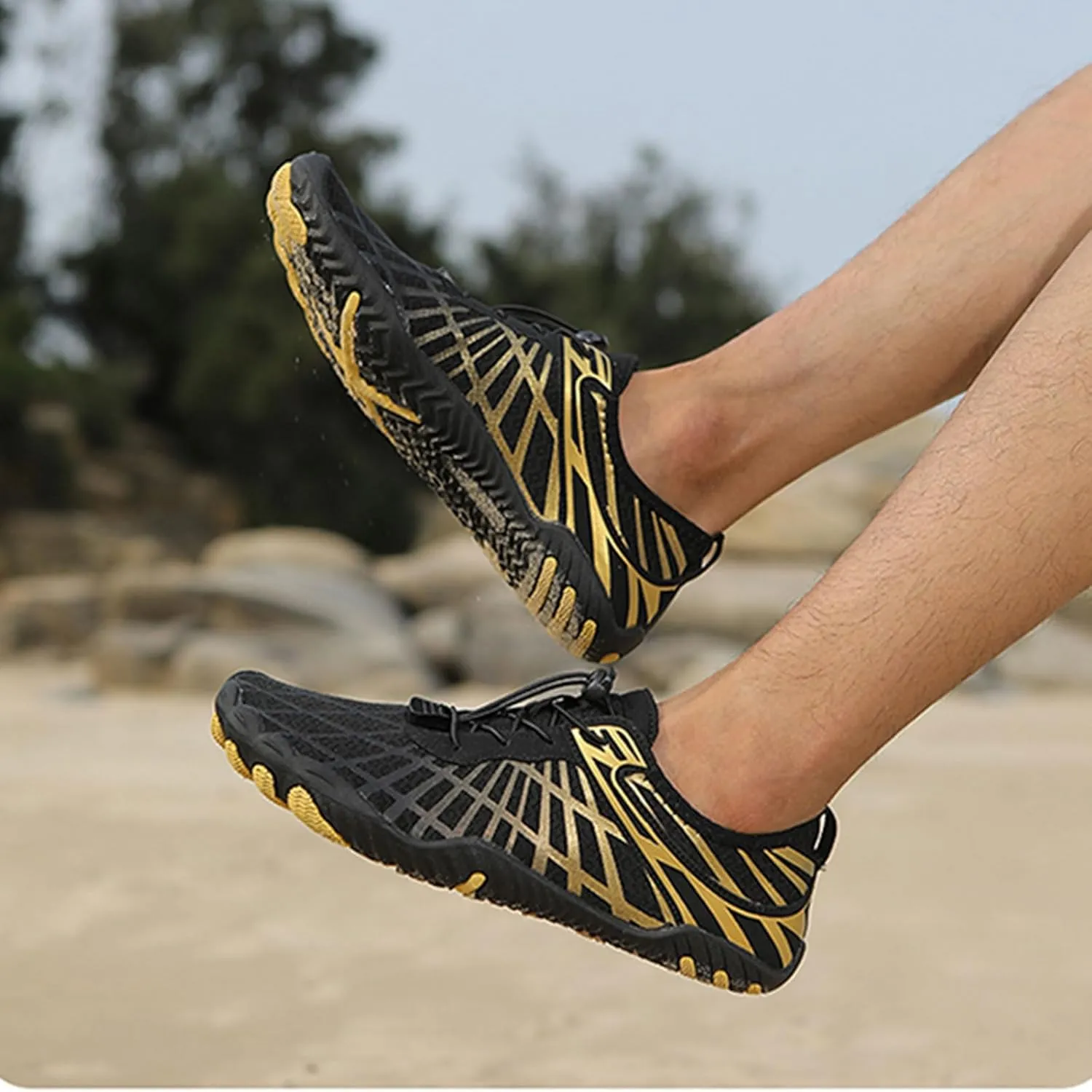 Hike Barefoot Shoes Women Men Healthy & Non-Slip Quick Dry Wide Toe Athletic Footwear Running Hiking Pool Beach Water Shoes Breathable Lightweight Walking Sneakers Unisex