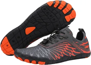 Hike Barefoot Shoes Women Men, Pro Barefoot Footwear Wide Toe Box Healthy & Non-Slip Barefoot Hike Shoes Waterproof Aqua Swim Surf Hiking Shoes Unisex