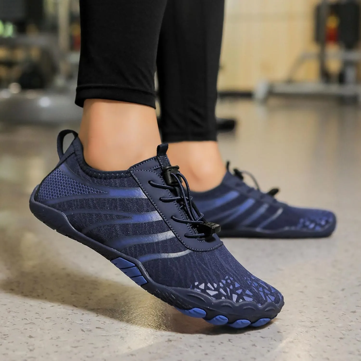 Hiking Water Shoes with Arch Support for Women Walking Wide Width Grounded Footwear for Women Men with Neuropathy Wide Toe Box Sneakers Non-Slip Diabetic Shoe Quick-Dry Waterproof Unisex