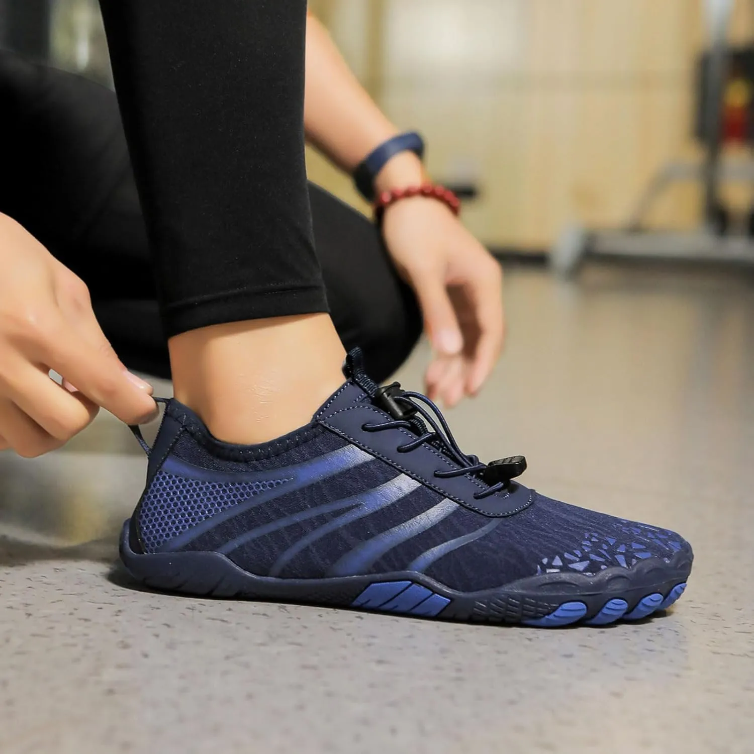 Hiking Water Shoes with Arch Support for Women Walking Wide Width Grounded Footwear for Women Men with Neuropathy Wide Toe Box Sneakers Non-Slip Diabetic Shoe Quick-Dry Waterproof Unisex