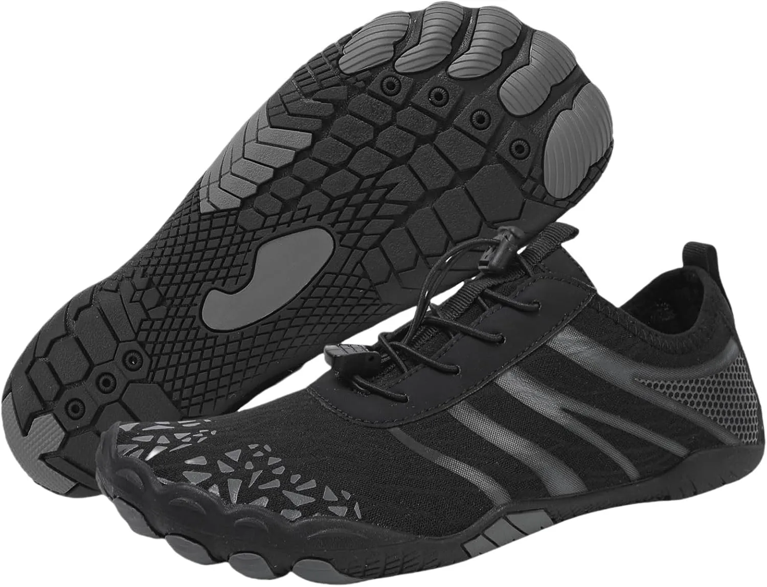 Hiking Water Shoes with Arch Support for Women Walking Wide Width Grounded Footwear for Women Men with Neuropathy Wide Toe Box Sneakers Non-Slip Diabetic Shoe Quick-Dry Waterproof Unisex