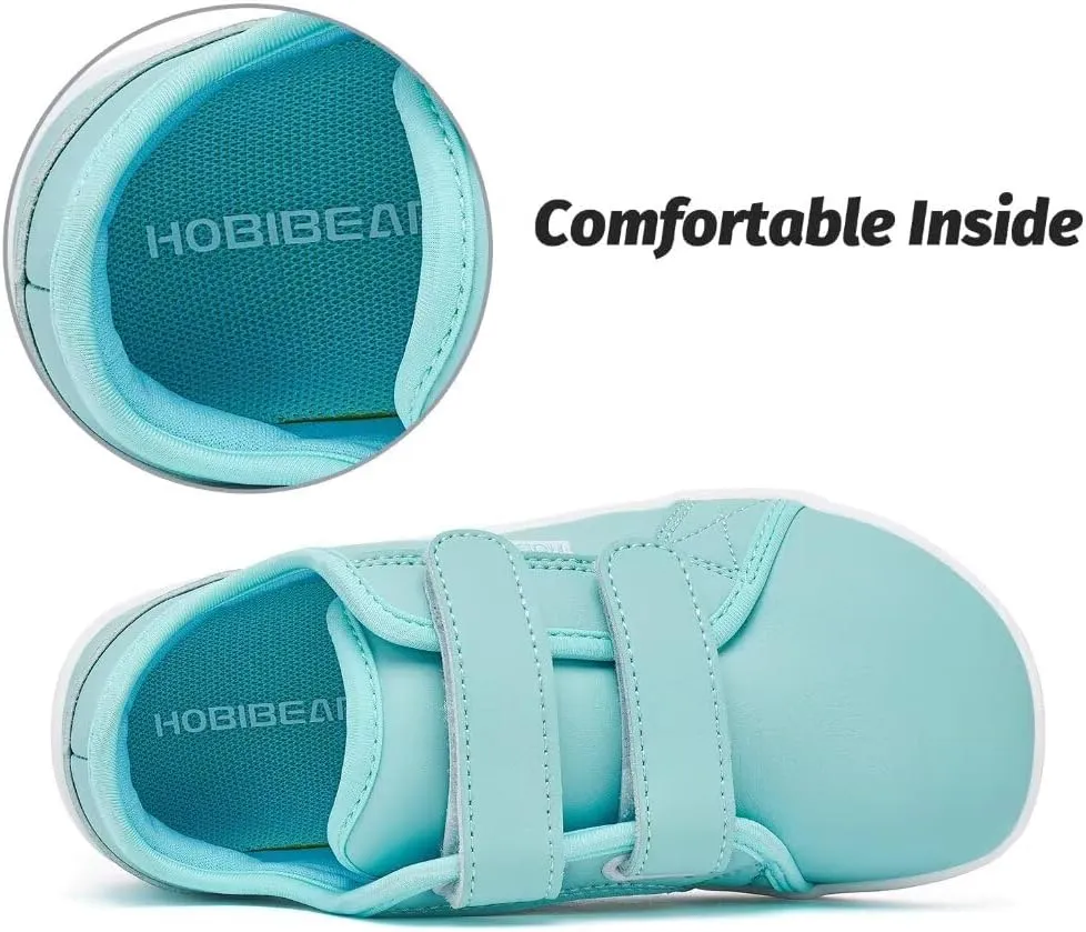HOBIBEAR Kids Barefoot Shoes Wide Soft Minimalist | Zero Drop | Lightweight Fashion Sneakers for Boys Girls