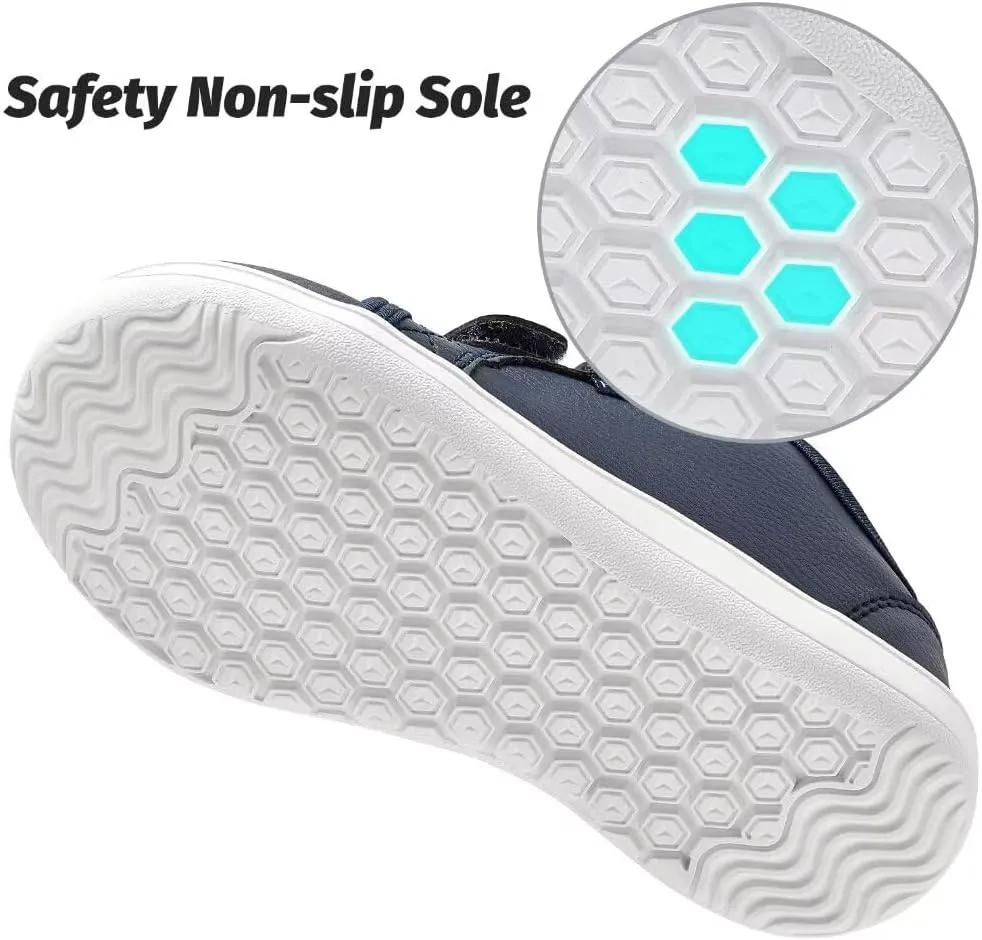 HOBIBEAR Kids Barefoot Shoes Wide Soft Minimalist | Zero Drop | Lightweight Fashion Sneakers for Boys Girls