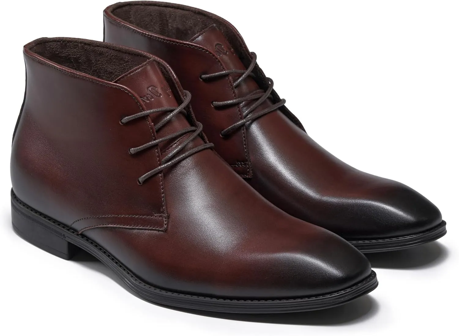 Holy dove Mens Dress Boots,Premium Leather Oxford Chukka, Waterproof Non-Slip Business Boots for Men‌‌