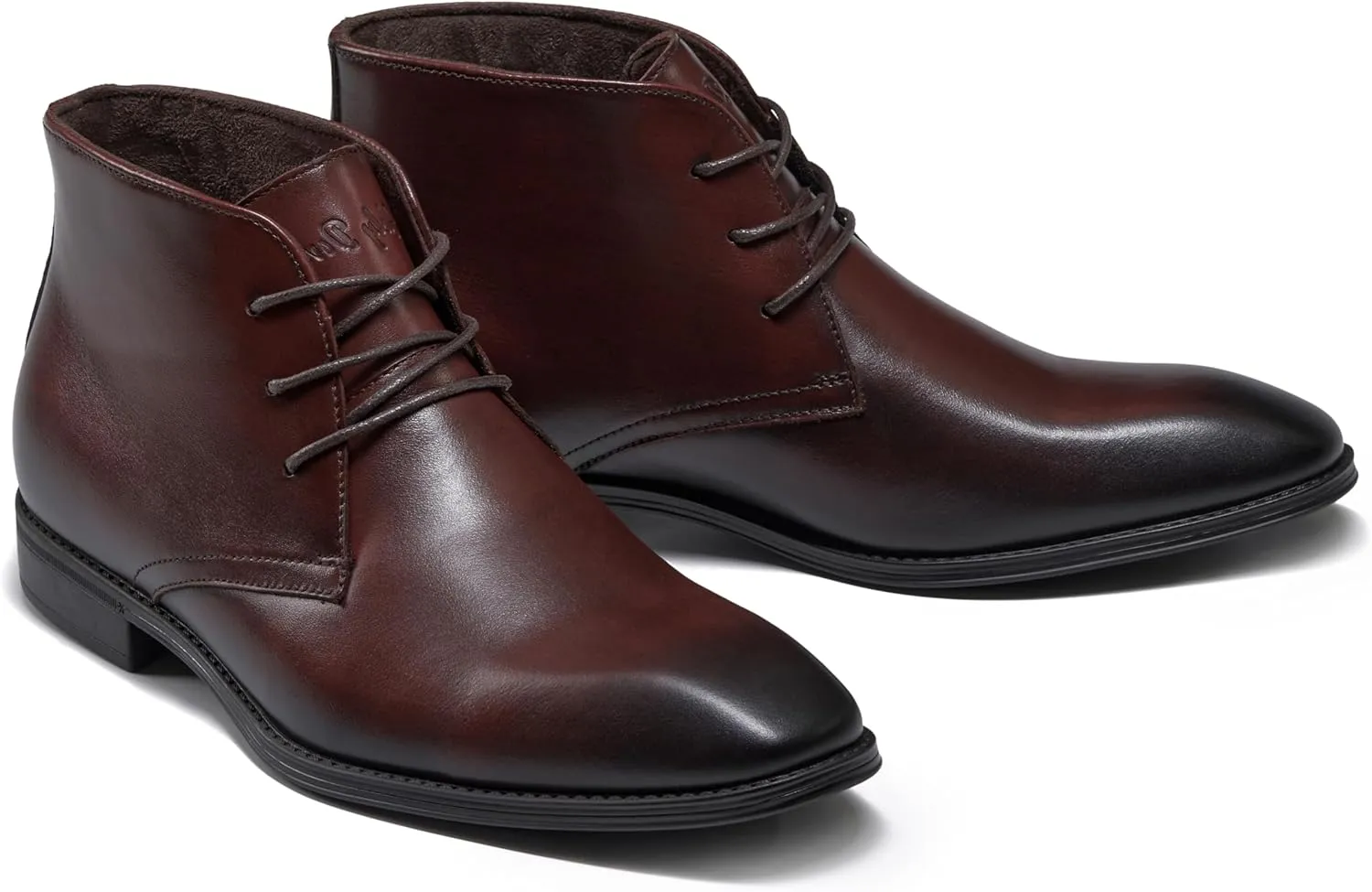 Holy dove Mens Dress Boots,Premium Leather Oxford Chukka, Waterproof Non-Slip Business Boots for Men‌‌