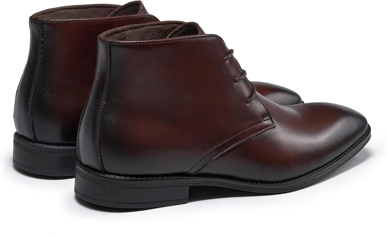 Holy dove Mens Dress Boots,Premium Leather Oxford Chukka, Waterproof Non-Slip Business Boots for Men‌‌