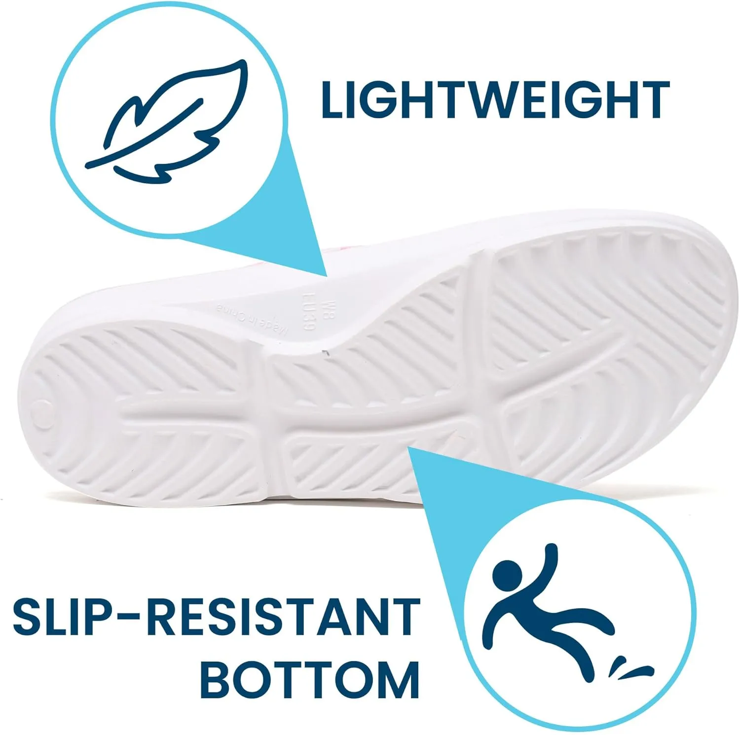 HUHV Recovery Comfort Sandals- Orthopedic Flip-Flop and Slide Sandals with Arch Support and Extra Cushion EVA Footbed for Men and Women