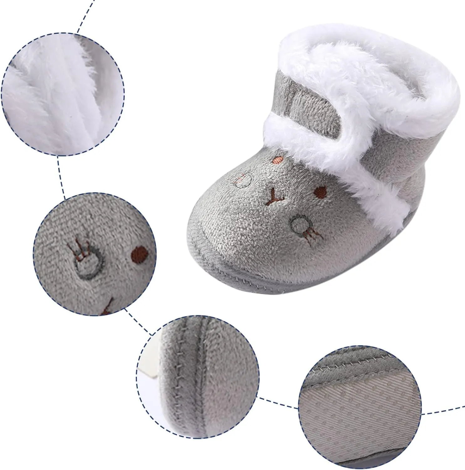 Infant Shoes Girls 6-12 Months Baby Girls Infant Booties Warming Soft Boys Boots Toddler Girl Hi Top Sneakers