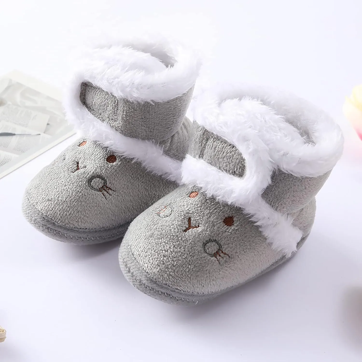 Infant Shoes Girls 6-12 Months Baby Girls Infant Booties Warming Soft Boys Boots Toddler Girl Hi Top Sneakers