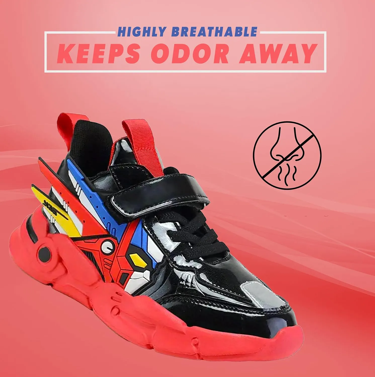 IYASA Unisex Kids Sneakers - Waterproof Kids Hiking Shoes - Breathable and Non-Slip Kids Running Shoes - Kids Tennis Shoes & Kids Basketball Shoes