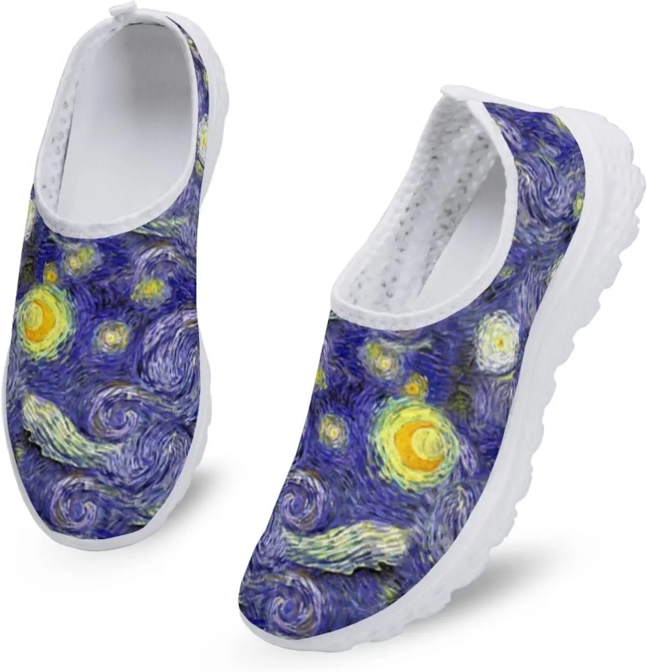 Jeiento Christmas Athletic Running Shoes for Women - Fashion Tennis Walking Sneakers