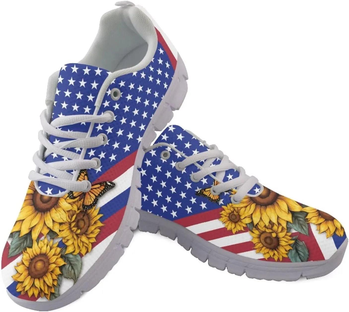 Jeiento Women Trainers Sports Running Shoes Causal Travel Walking Flat Shoe Lace-up Breathable for Lady Teenager Girls