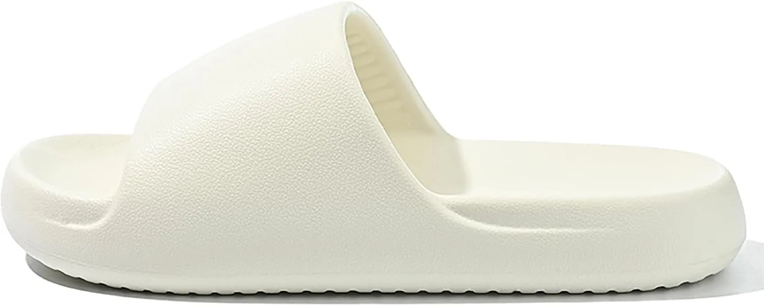 Jerzmy Cloud Slides for Women Men | Extra Soft House Slippers Shower Pool Shoes | Non Slip Comfy Sandals for Summer Indoor Outdoor Beach
