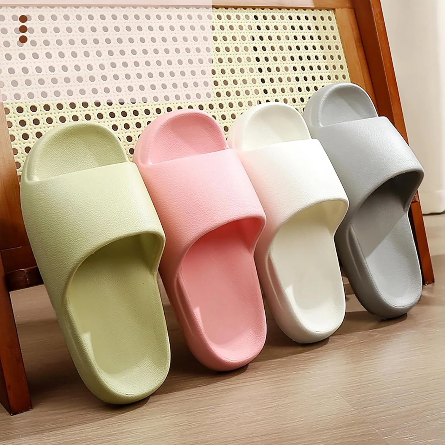 Jerzmy Cloud Slides for Women Men | Extra Soft House Slippers Shower Pool Shoes | Non Slip Comfy Sandals for Summer Indoor Outdoor Beach
