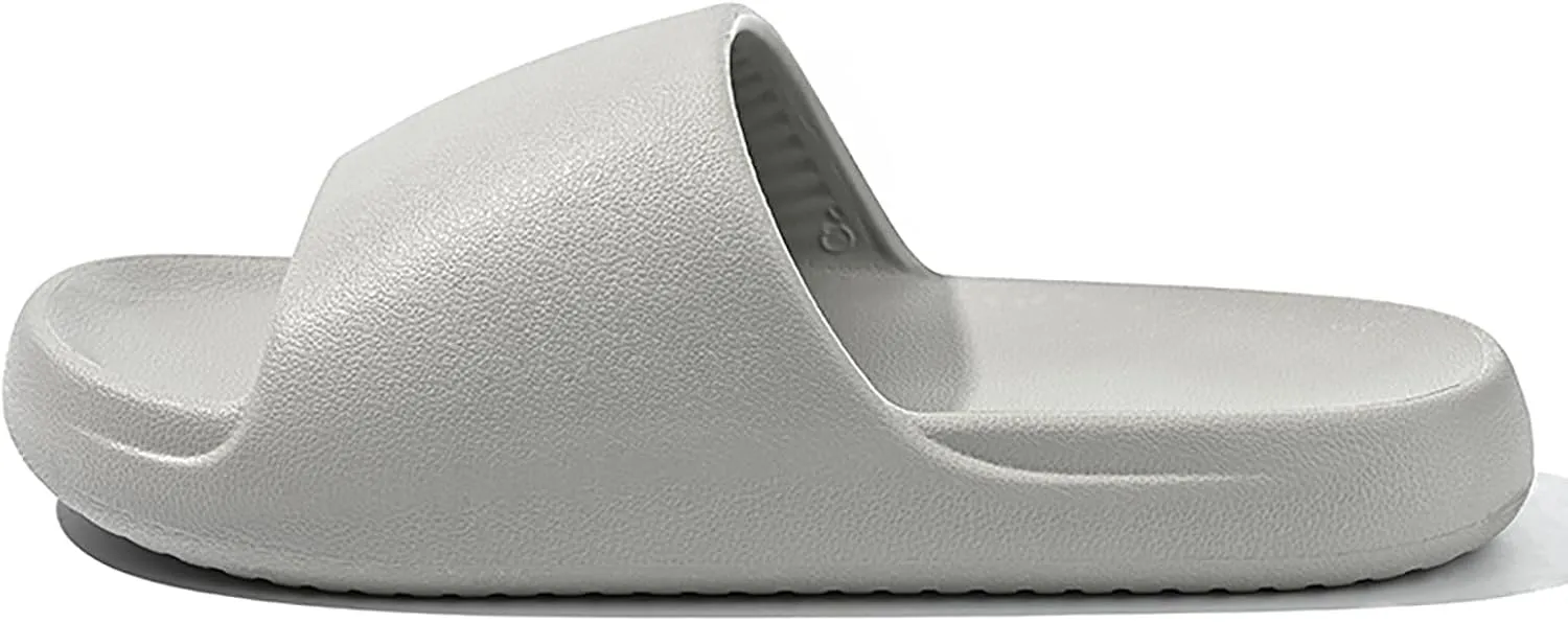 Jerzmy Cloud Slides for Women Men | Extra Soft House Slippers Shower Pool Shoes | Non Slip Comfy Sandals for Summer Indoor Outdoor Beach