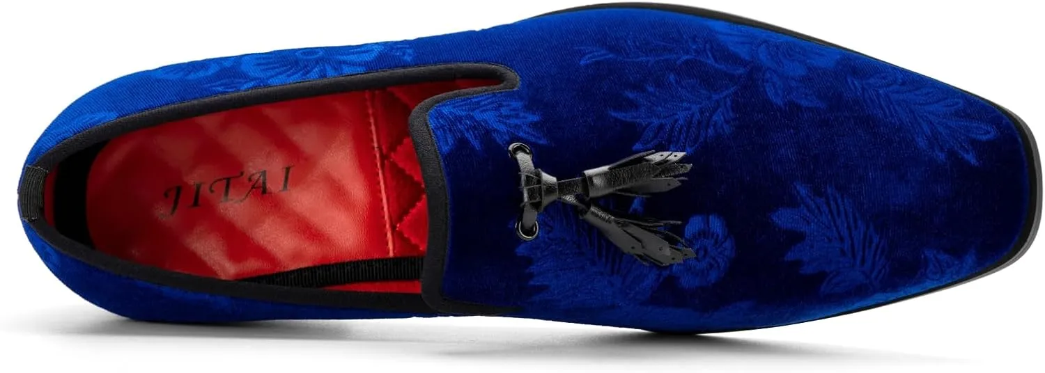 JITAI Men's Fashion Loafers Wedding Shoes Loafers for Men Party Shoes