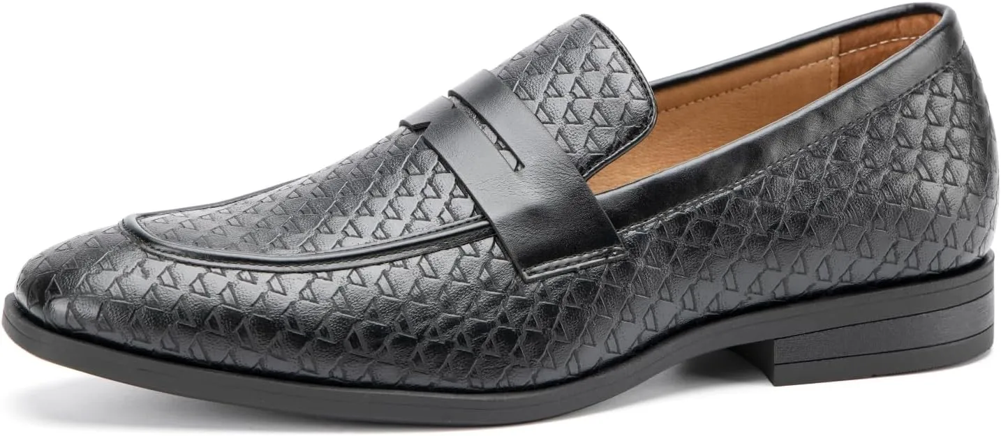 JITAI Mens Velvet Loafers Dress Shoes Loafers for Men Tuxedo Suit Shoes