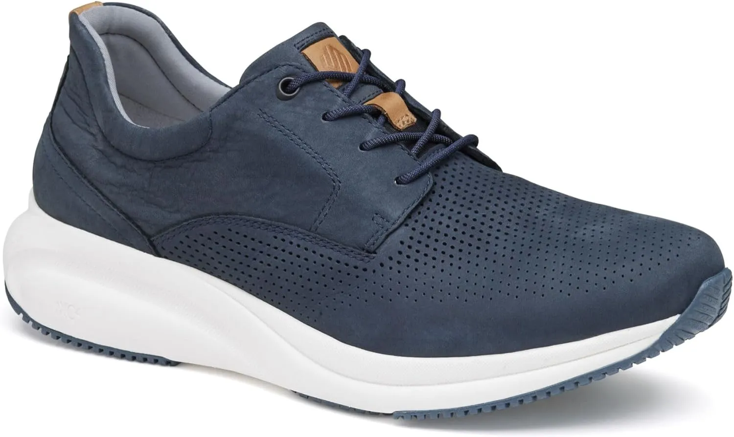 Johnston & Murphy TR3-Luxe Perfed Plain Toe Shoes for Men – Waterproof Sneakers, Mens Casual Dress Shoes for Work