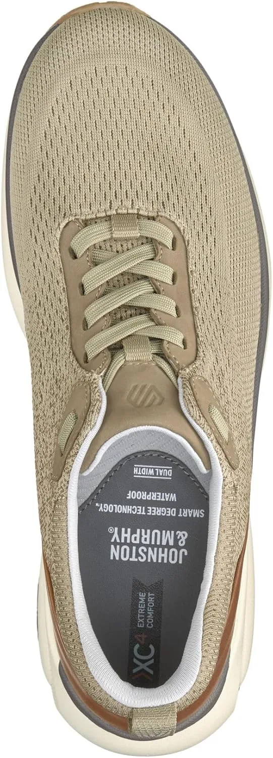 Johnston & Murphy TR4-Sport Knit U-Throat Shoes for Men – Dress Sneakers for Men, Business Casual Waterproof Shoes
