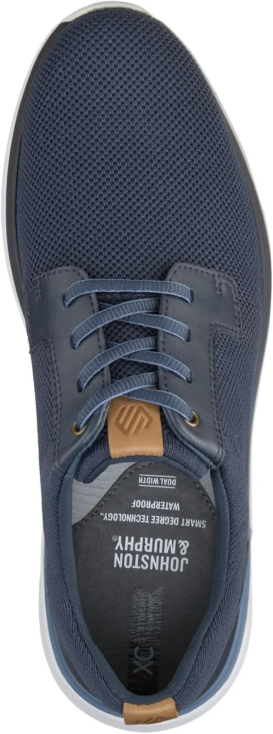 Johnston & Murphy XC4 Prentiss 2.0 Knit Plain Toe, Mens Dress Sneakers, Casual Work Shoes for Men with Seam Sealed Construction