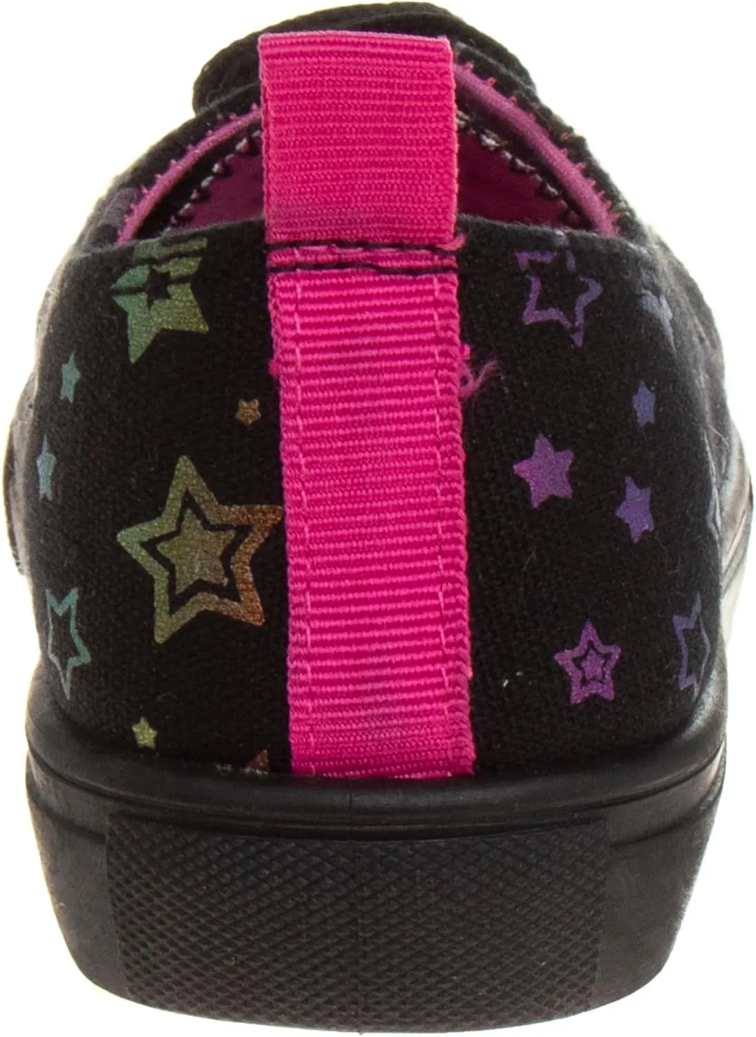 Josmo Girl's Canvas Low Top Sneaker Slip on Lace-up Tennis (Little Big Kid)